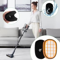 SnelShoppen - Stofzuigerfilter voor Philips-set, HEPA Vervangingsfilter voor SpeedPro Max Accustofzuiger FC5005/01, Model FC6812 FC6728 FC6822, 7000/8 — thumbnail 5