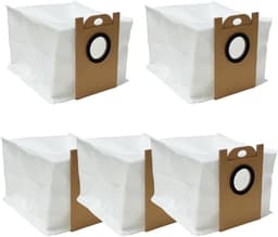 Stofzuigerzakken - Reservezakken Vliesstof - Robotstofzuiger Onderhoud - Geavanceerd Filtersysteem - 5 Stuks - Wit — thumbnail 3