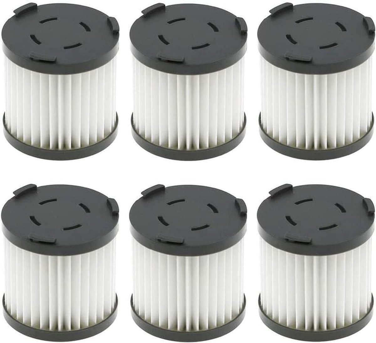 Set van 6 HEPA-filters Geschikt voor de draadloze stofzuigers Jimmy JV51, CJ53 en C53T. — afbeelding 1