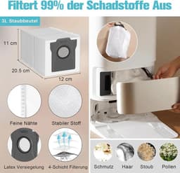 Geschikt voor Dreame L10s Ultra Gen 2 / L10s Pro Ultra Heat, Mova E30 Ultra / L40 Ultra AE Robotstofzuiger, Accessoires en Reserveonderdelen — thumbnail 5