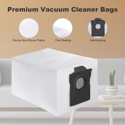 2 stuks stofzakken voor Dreame L10/L10s Pro/L40/L40s/L50/Aqua10 Ultra- L20/X40/X50 Ultra Complete- voor Mova E30/E40/V50/P50/P50s/Z60 Ultra stofzuiger- 3,2 l capaciteit stofzuigerzakken — thumbnail 3