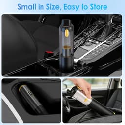 High Performance Battery Car Vacuum Cleaner, 18000Pa, Handheld Vacuum Cleaner, 4-in-1 Mini Air Fan Pump, Portable - ShopVlot — thumbnail 4