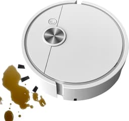 Tafelstofzuiger Robot - Kruimelzuiger Bureau - Bureau Schoonhouden - Intelligente Navigatie - 27.5 cm Lengte - Wit — thumbnail 5