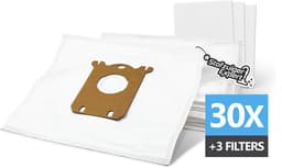 30x Philips, AEG, Electrolux Microvezel S-Bag 3D Stofzuigerzakken - 30 stofzakken + 3 Filters A-Kwaliteit Alternatief — thumbnail 2