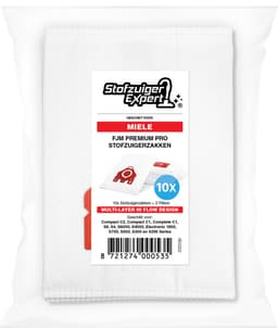 10x PREMIUM PRO FJM 3D Stofzuigerzakken Geschikt voor Miele - 10 Stofzakken + Hygiëne en Motor filter meegeleverd! Premium kwaliteit zakken - Cat & Dog - Anti Allergie -Geschikt voor o.a. Miele C2, C1, S6, S4, S6000, S4000, S700, S500, S300, S200 — thumbnail 2