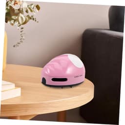 Mini Bureaustofzuiger - Draagbare Kruimeldief - Bureau Schoonmaken - Stille Werking - 11 x 11 x 11 cm - Roze — thumbnail 3