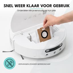 ZENC® Complete Accessoireset Geschikt voor Dreame L10s Ultra, L10 Ultra, S10(pro) & Xiaomi X10/X10+ - Robotstofzuiger - Onderhoudsset - HEPA-filters - Borstels - Stofzakken - Dweilpads — thumbnail 5