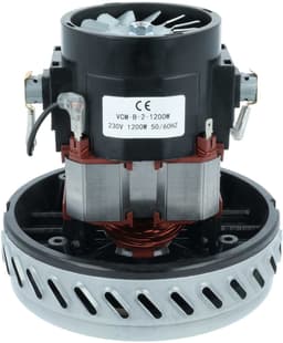vhbw vervangingsmotor compatibel met Numatic WVD 1800, WVD 1802, WVD 2000, WVD 572, WVD 900, WVD 902 stofzuigers - 1200 W — thumbnail 2