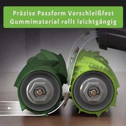 Dailygoods- Borstels Set van 2 - Reserveonderdelen voor iRobot E-serie - Rolborstels - Rubber - Hoogwaardig materiaal - Verbeterde zuigkracht - Stofzuigerborstels — thumbnail 2