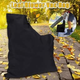 Vervangende Bladblazer Zak - Bladopvangzak Universeel - Tuin Opruimen - Gladde Oppervlakken - 357 Gram - Zwart — thumbnail 1