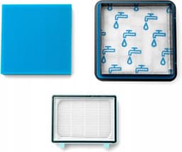 2x Filters - set vervanging voor PHILIPS PowerPro FC8010/02 - PHILIPS PowerPro Compact PowerPro Active - PHILIPS FC9328, FC9329, FC9330, FC9331, FC9332, Compact FC9333, FC9334, FC9349, FC9350, FC9351, City FC9352, FC9353 PHILIPS FC9549, FC9550 — thumbnail 2