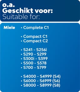 10x Dparts stofzuigerzakken geschikt voor Miele FJM - met motorfilter - HyClean 3D Efficiency - Complete C1 - Compact C1 C2 - S6000 - S4000 - S700 - S500 - S300i - S290 - S241 - MI30 — thumbnail 2