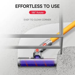 Shenna Commerce - Gemotoriseerde roterende Stofzuigerborstel -Compatible met Dyson V7 V8 V10 V11 V15 - Stofzuiger opzetstuk - Directe aandrijving – Accessoires - Vloerborstel met laser lighting voor tapijten en harde vloeren — thumbnail 3