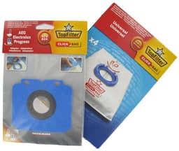 Doos met 4 universele stofzuigerzakken Top Filter met Click Bag Adapter voor AEG stofzuigers 475/824 — thumbnail 4