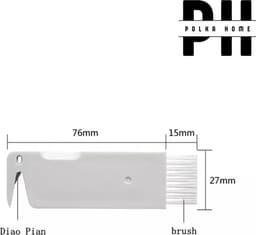PolkaHome 17 stuks Accessoireset geschikt voor Roborock robotstofzuigers, 2 hoofdborstels, 4 hepa filters, 6 poetsdoeken, 6 zijborstels, 1 reinigingsborstel, accessoires reserveonderdelen. voor Roborock Q5 Pro+/Q5 Pro/Q8 Max+/Q8 Max — thumbnail 5