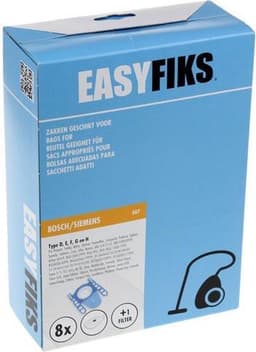 Easyfiks Bosch Siemens stofzuigerzakken type-DEFG-H — thumbnail 2