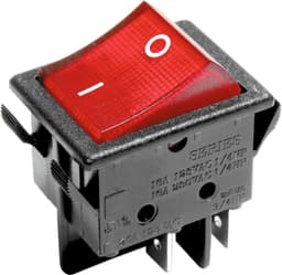 Dparts schakelaar geschikt voor Numatic - past op elke Henry en Hetty stofzuiger - Aan / uit schakelaar - Rood — thumbnail 1