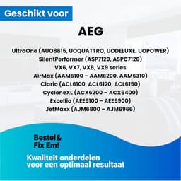Fixem® stofzuigerzakken geschikt voor Philips, AEG, Electrolux, Tornado, Zanussi - PowerGo - nr. Classic Long Performance - PH99 - FC8021/03 - FC8021/05 - GR201 - GR201S - GR201SM - S Bag - 10 Stuks — thumbnail 2