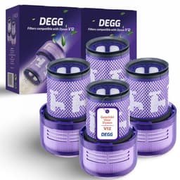 DEGG - Hepa filter geschikt voor Dyson V12 - Detect slim - wasbaar - vervangt filter V12 - filter steelstofzuiger - Duurzaam - Premium kwaliteit - JAARPAKKET - 4 STUK(S) — thumbnail 1