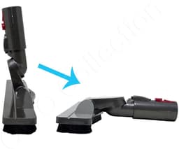 Flexibele parketborstel parket-zuigmond geschikt voor Dyson Cinetic Big Ball CY22 CY23 CY26 CY28 - Mondstuk - Opzetstuk - stofzuigermond — thumbnail 3