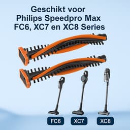 Replacements® - Borstel rol geschikt voor Philips Speedpro Max - 2 stuks — thumbnail 2