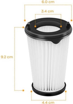 2x HEPA Filter geschikt voor Electrolux AEG Ergorapido stofzuiger onderdeel AEF150 CX7-2 series (CX7-2-35FFP, CX7-2-45BM, CX7-2-S360, QX8-1, etc) — thumbnail 2