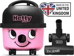 Numatic Hetty Eco compact HET160-11 - Stofzuiger met zak - Roze — thumbnail 1
