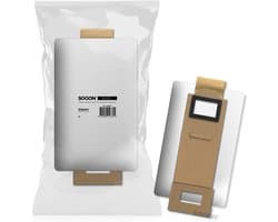 SQOON® Stofzuigerzakken geschikt voor Roborock S7/S7+ Auto-Empty Dock - Gelijk aan model: S7 Dust Bag - 3 stuks