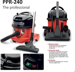 Numatic Eco PPR 200-12 Professional Rood/Zwart — thumbnail 3