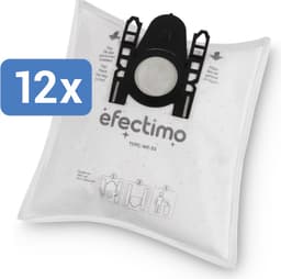 si52 stofzuigerzak voor Bosch en Siemens van efectimo - 12 stuks - drielaags topkwaliteit microvezel - geschikt voor: Siemens Synchropower Stofzuigerzak - Stofzuigerzakken Siemens Z 3.0 en stofzuigerzakken s152 Bosch Siemens — thumbnail 1