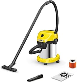 Professionele Waterstofzuiger – Waterzuiger – Stofzuiger zonder Zak – Nat/Droog Zuiger – Tapijtreiniger – 1000W – Geel — thumbnail 1