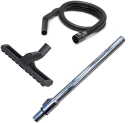 Driedelige stofzuigerslang/borstel/telescopische buisset - Stofzuigeraccessoires - Karcher NT-serie - Reinigingskop, vloerborstel en zuigkopslangset - Geschikt voor Karcher NT18, NT20 en NT30 - Zwart — thumbnail 1