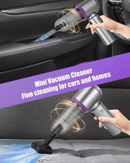 Lexium Kruimeldief snoerloos – Kruimeldief met steel – Nat&Droog – Handstofzuiger – Extreme zuigkracht – Kruimeldief snoerloos – Kruimelzuiger – Jouw ultieme schoonmaakpartner – Kruimelzuiger – Autostofzuiger – Handstofzuiger - Draadloos — thumbnail 3
