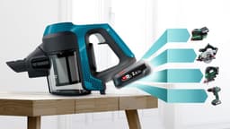 Bosch - Unlimited 6 - BBS611LAG - Steelstofzuiger - Blauw — thumbnail 3