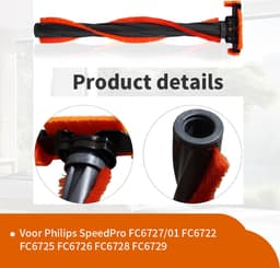 Replacements® - Borstels geschikt voor Philips Speedpro - 2 stuks - FC6721 t/m FC6729 - vervangt onderdeel CP1913/01 — thumbnail 4