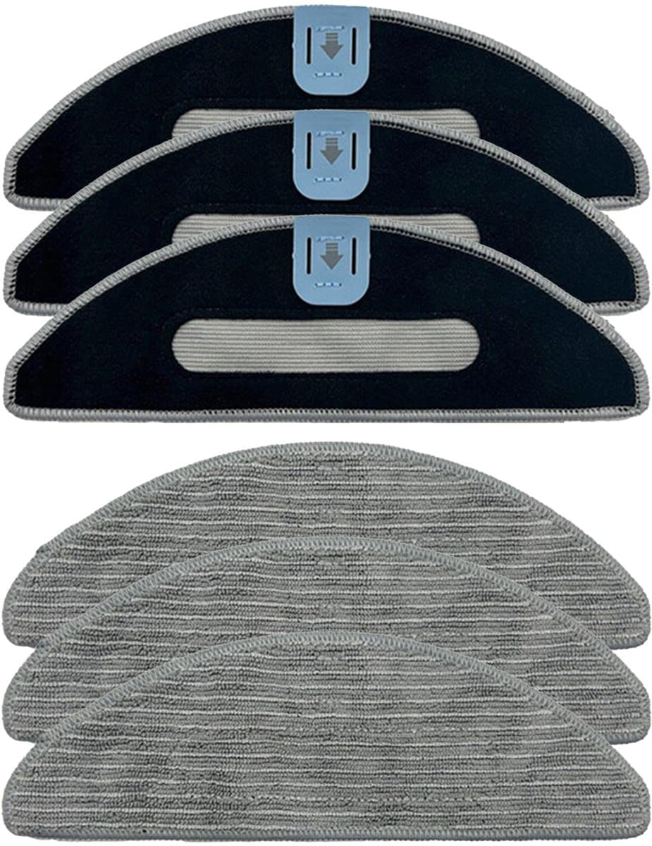 Pack van 6 Microvezel Dweilpads voor iRobot Roomba Combo i5, i5+, J5, J5+ - Herbruikbare Accessoires — afbeelding 1