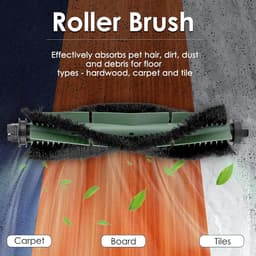 22 stuks Accessoires voor stofzuigers - 2 Rolborstels, 4 Mop Pads, 8 HEPA-filters en 8 zijborstels - Voor iRobot Roomba 104, 105 Vac, 105 Combo, Combo Essential Y0140 Y0110 - Accessoires voor robotstofzuigers — thumbnail 2