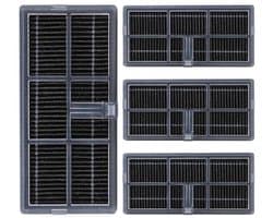 PromoHome HEPA-filters voor Dreame L10s Pro Ultra Heat, L10s Ultra Gen 2, L40s Ultra CE, L40 Ultra AE4, X40 Ultra Complete, X40 Master, L40 Ultra, X30 Ultra, Mova P50 Pro Ultra, E30 Ultra Robotstofzuiger - Set van 2
