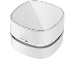 Tafelstofzuiger Mini - Bureau Reiniger - Desktop Schoonmaken - Hoge Zuigkracht - Batterij Aangedreven - Wit
