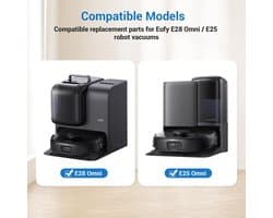 14 Stuks Stofzakken Set Compatibel met Eufy RoboVac E28 Omni/E25 Omni Robotstofzuiger