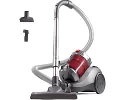 SVN® Steelstofzuiger met snoer - Steelstofzuiger - Stofzuiger - Rood - ‎42cm x 25cm x 33cm