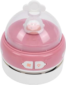 Desktopstofzuiger - Mini kruimeldief - Bureau schoonhouden - Geïntegreerd nachtlampje - 11.5 x 9 x 9 cm - Roze — thumbnail 1