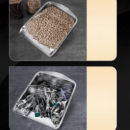 Stalen Stofblik - Metalen Veegblik - Efficiënt Schoonmaken - Roestvrij Staal - 23.5x26x10cm — thumbnail 5