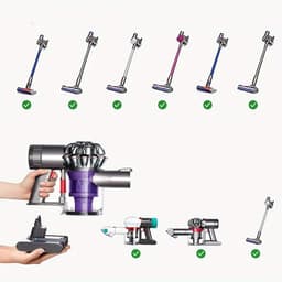 Vervangende Accu Voor Handstofzuiger, Compatibel Met Dyson V6 DC58 DC59 DC61 DC62 DC72 DC74 SV03 SV05 SV06 SV07 SV09 595 650 770 880 - 21,6v Accu's Voor Draadloze Stofzuigers — thumbnail 4