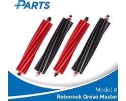 Roborock Qrevo Master Borstels (4 Stuks, Plus.Parts® alternatief voor 8.02.0322)