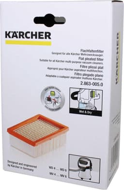 Origineel Kärcher Vlakfilter voor WD 4/5/6 en MV 4/5/6 — thumbnail 2