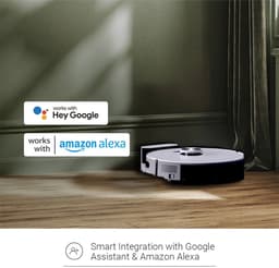 EZVIZ RE5 Plus Robotstofzuiger met Dweilfunctie – Automatisch Leegstation – 4000 Pa – LiDAR, App Bediening & Tapijtdetectie – Wit — thumbnail 5