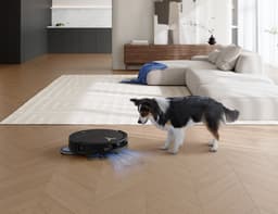 ECOVACS - DEEBOT T50 Pro OMNI BLACK GEN 3 - TruEdge 2.0 Adaptive Edge Cleaning - 25000Pa Powerful Suction - ZeroTangle 3.0 Anti-tangle Technology - Auto-lift Mopping en tapijt schoonmaak strategie - AI Instant Re-mop - TrueMapping 2.0 — thumbnail 4