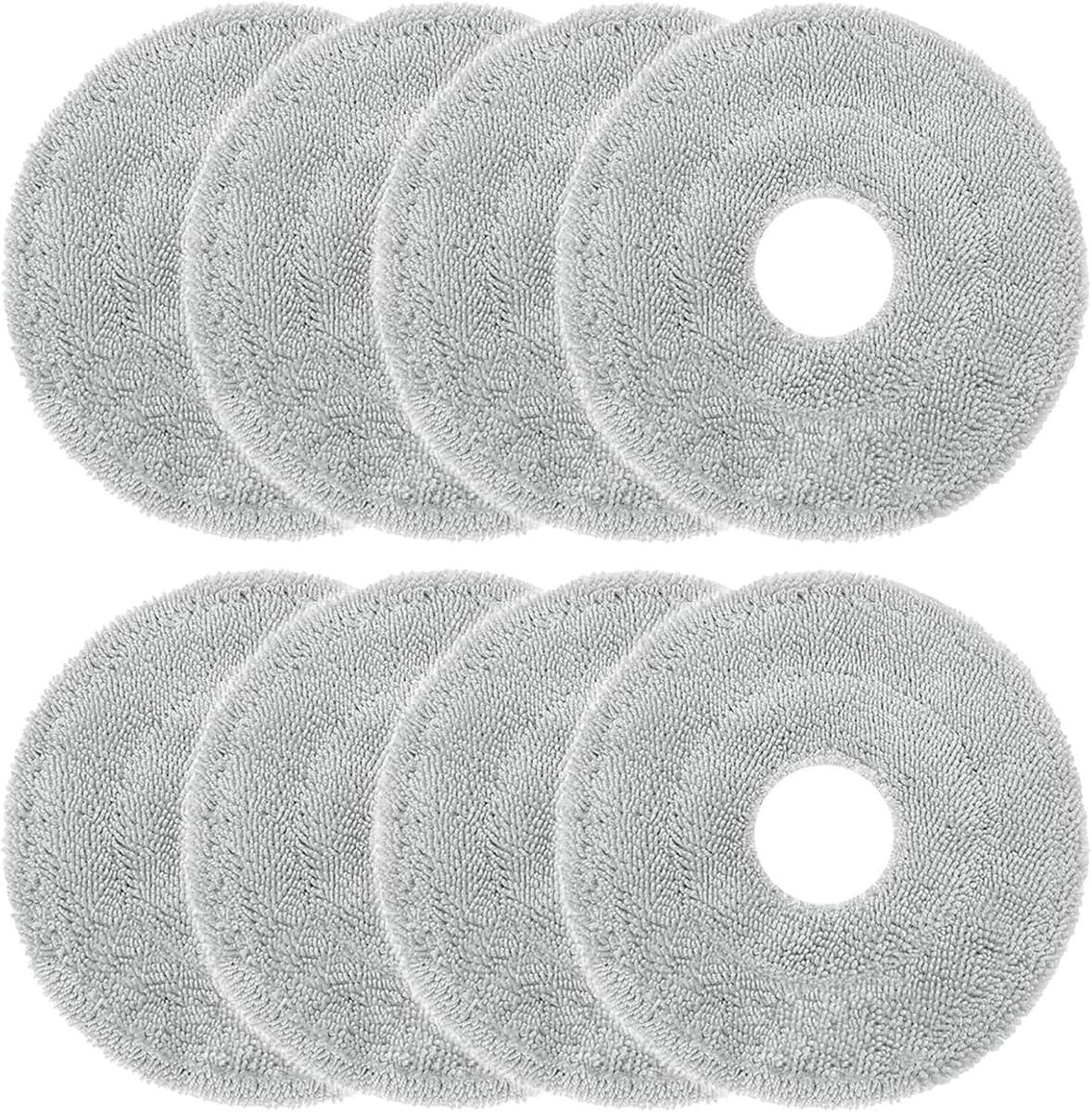 8 stuks - Dweilpads reserveonderdelen geschikt voor Dreame L10 Ultra/ L10S Pro / L10S Ultra Heat/ L10 Prime/ L20 L30 L40 L50 Ultra/ X30 X40 X50 UltraRobot dweildoeken - dweildoek - dweildoeken voor stoomreiniger — afbeelding 1