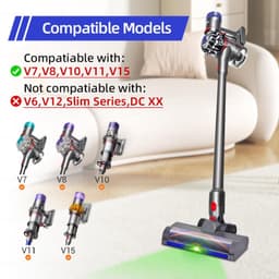 LED-Borstel Compatibel Met V7,V8,V10,V11,V15, Vloermondstuk — thumbnail 2